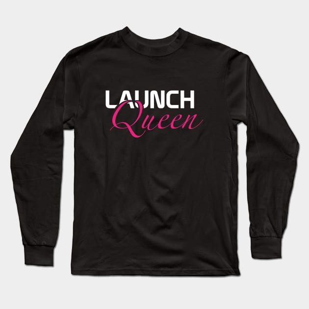 Launch Queen Long Sleeve T-Shirt by Podcast: The Ride